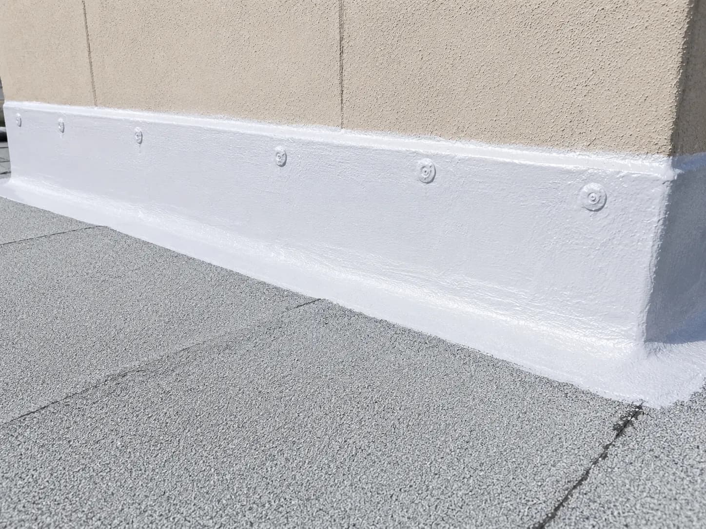 The same flashing after restoration