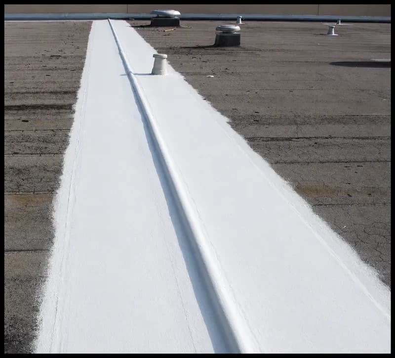 The same expansion joint after restoration