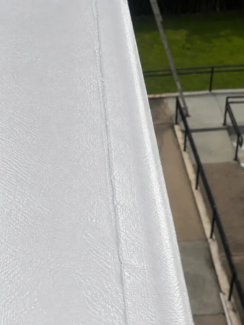 The same perimeter edge after restoration